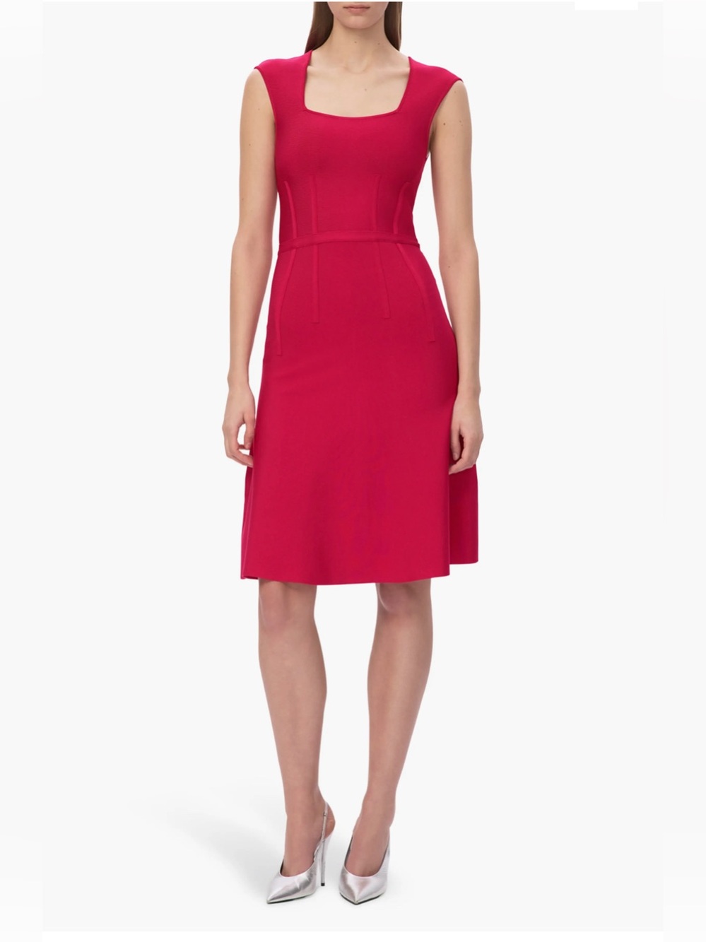 Herve Leger The Lark Pointelle-Stitch Mini Dress